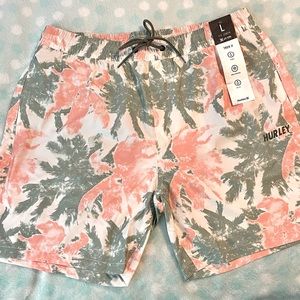 😎 Men’s Hurley Swim Trunks Size Lg. Never Worn New with Tags Perfect Condition